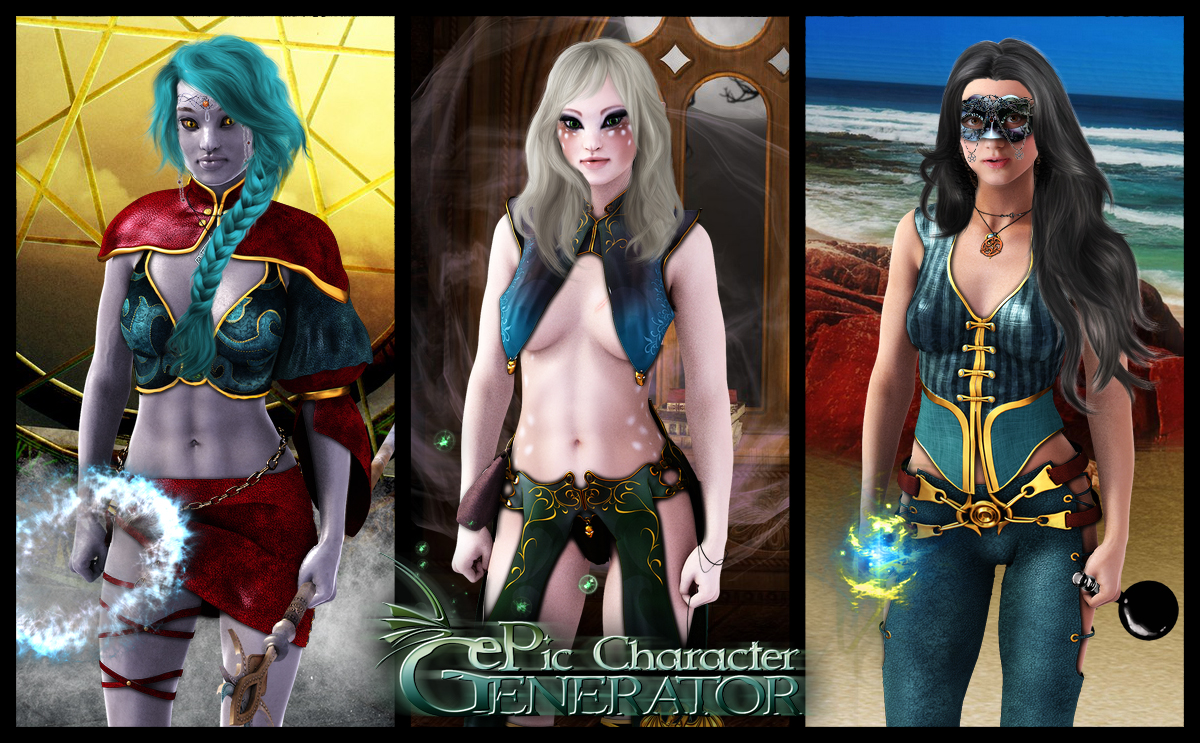 ePic Character Generator - Season #2: Female Sorcerer screenshot