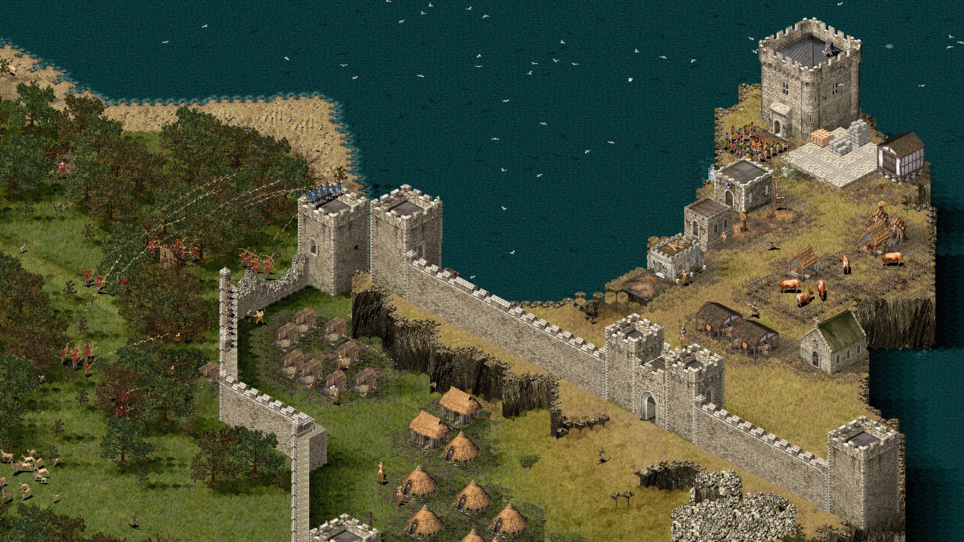 stronghold crusader castle builder maps