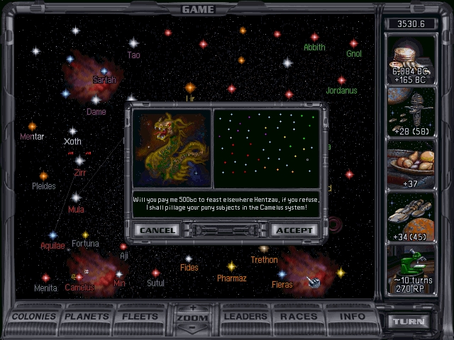 Master of Orion 2 screenshot