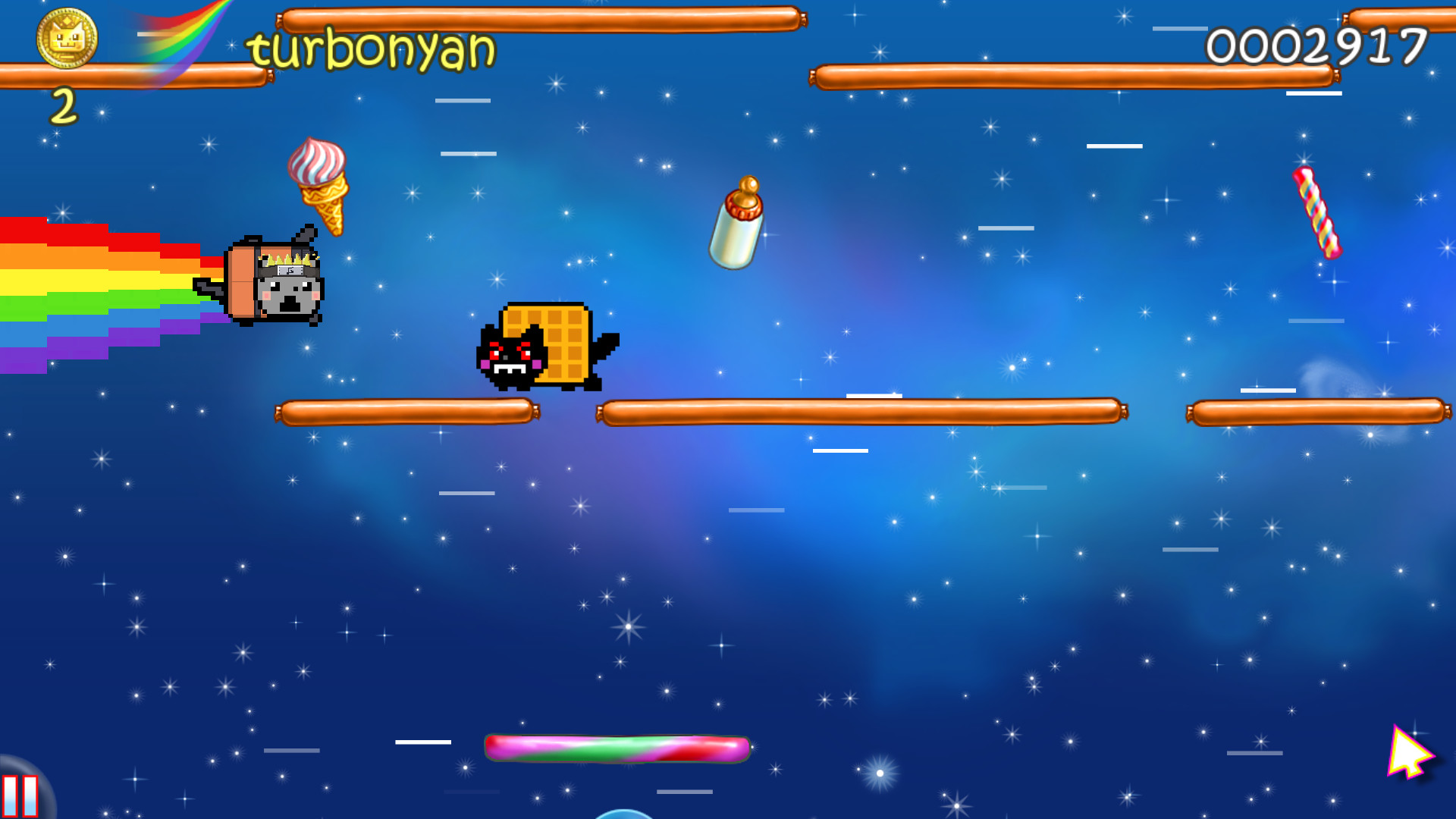 nyan cat lost in space youtube