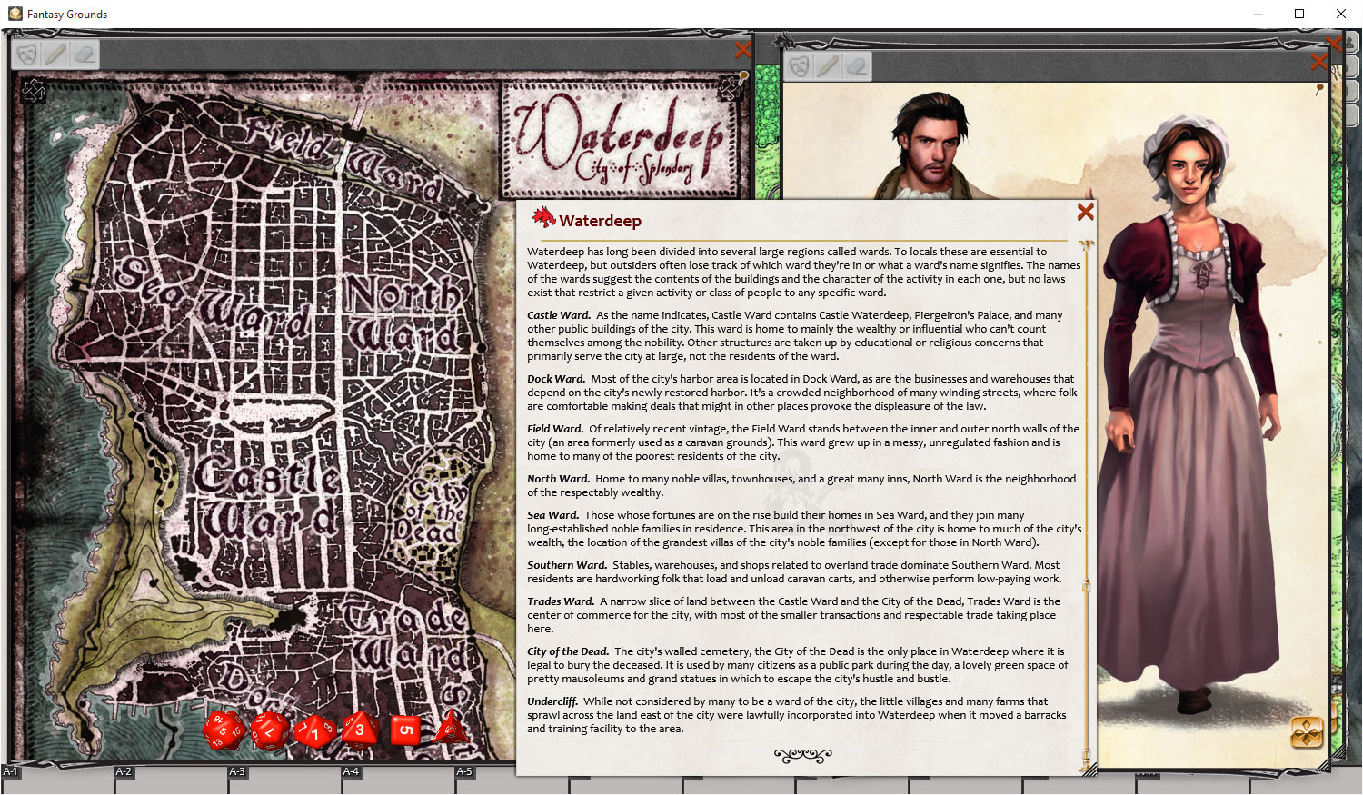 Fantasy Grounds - D&D Sword Coast Adventurer's Guide screenshot