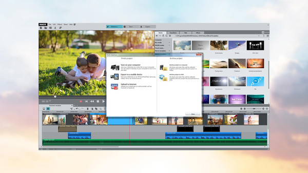 скриншот MAGIX Photostory 2016 Deluxe 1