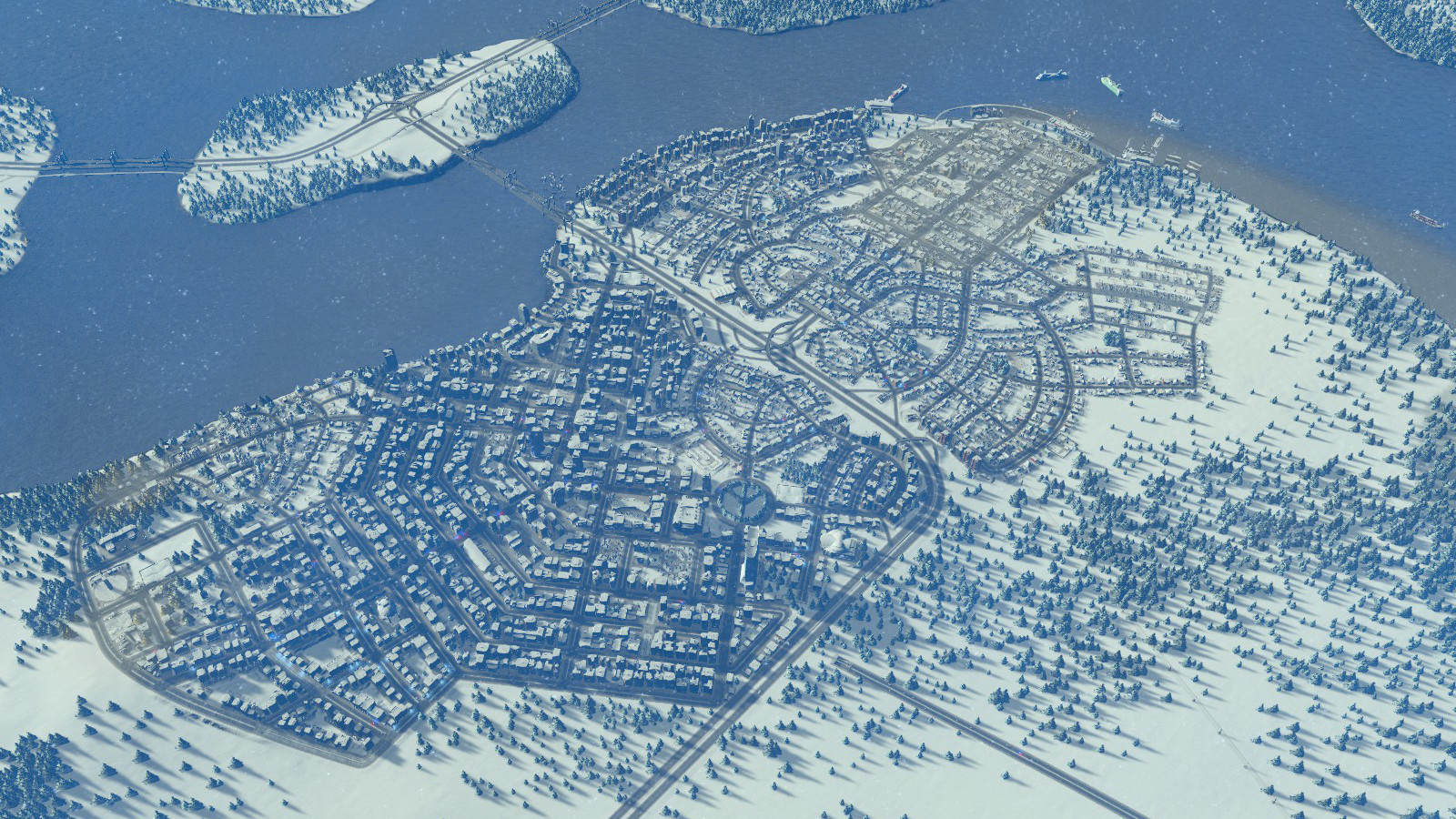 Cities: Skylines - Snowfall screenshot