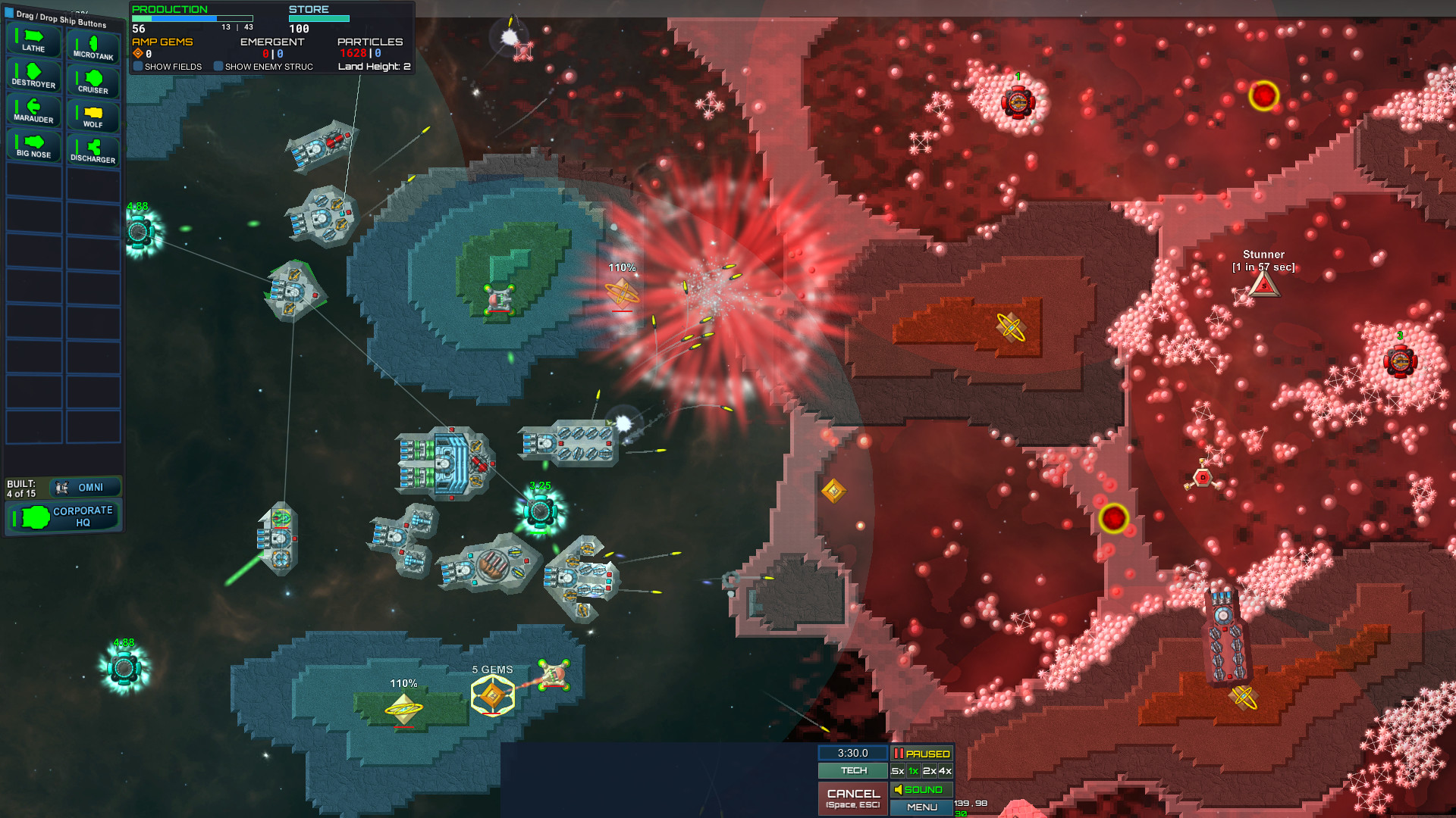 Particle Fleet: Emergence screenshot