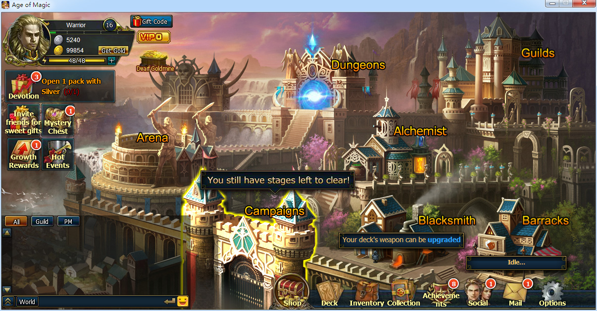 Age of Magic CCG screenshot