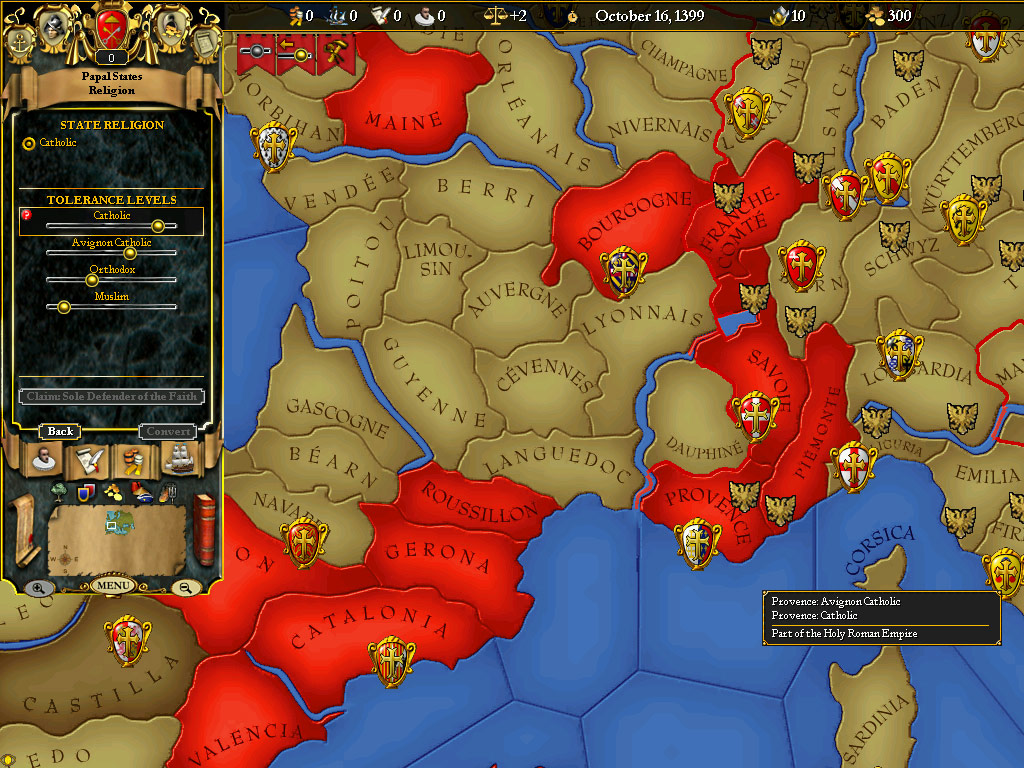 For The Glory: A Europa Universalis Game screenshot