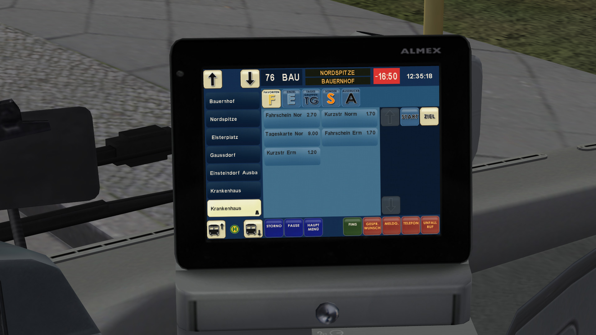 OMSI 2 Add-On Doppelgelenkbus AGG 300 screenshot