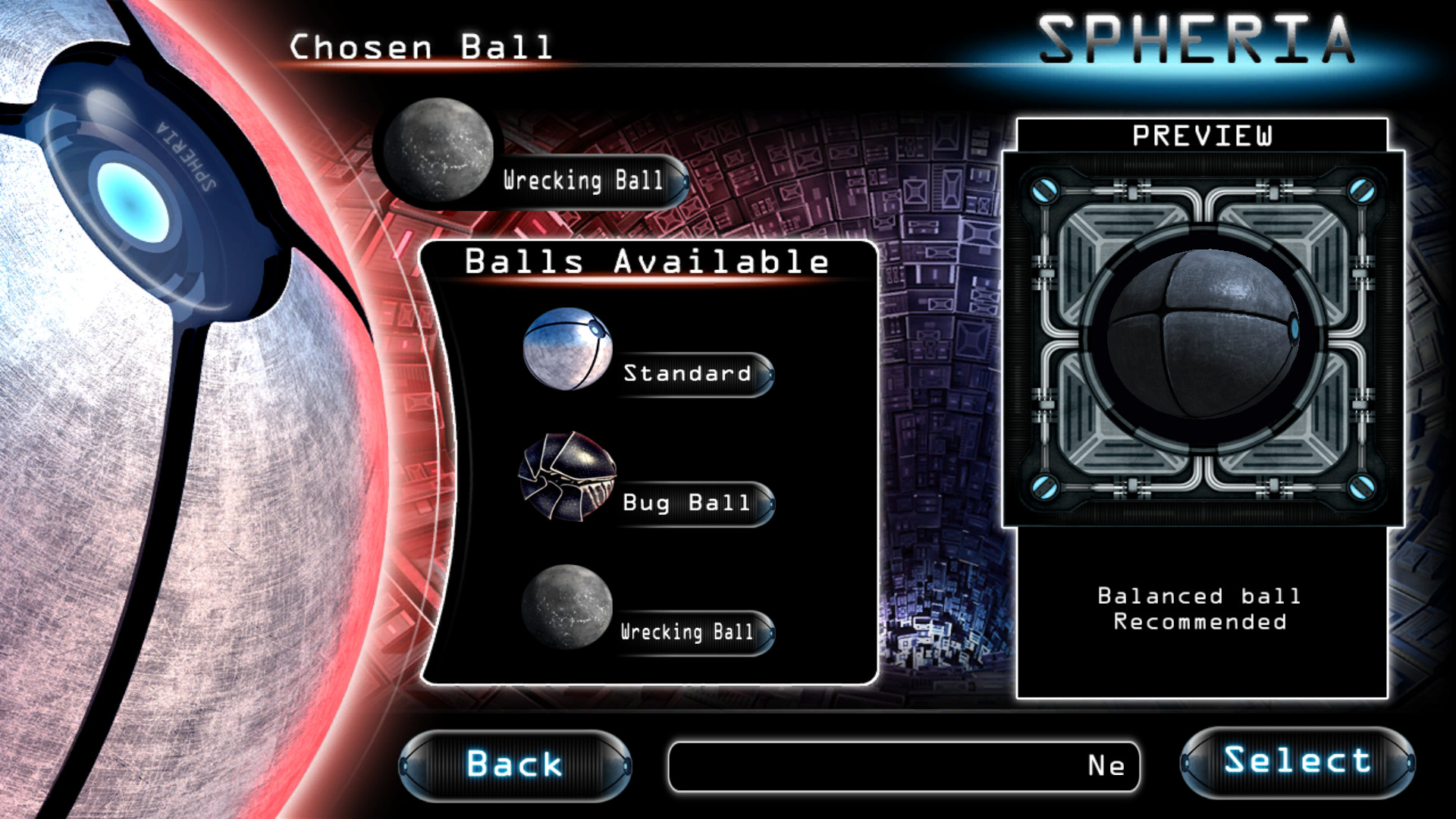 Spheria screenshot