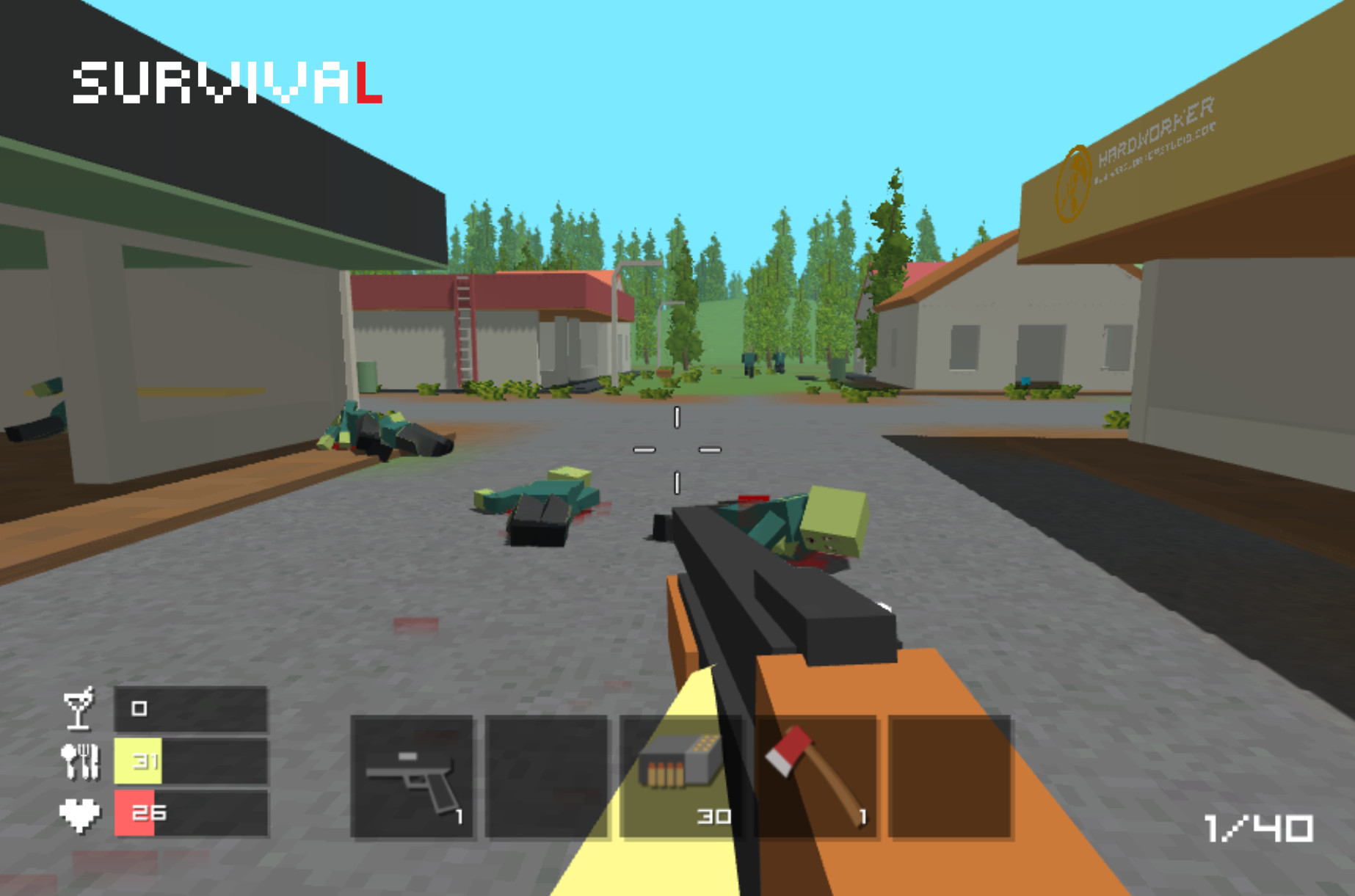 Pixel Z - Gun Day screenshot