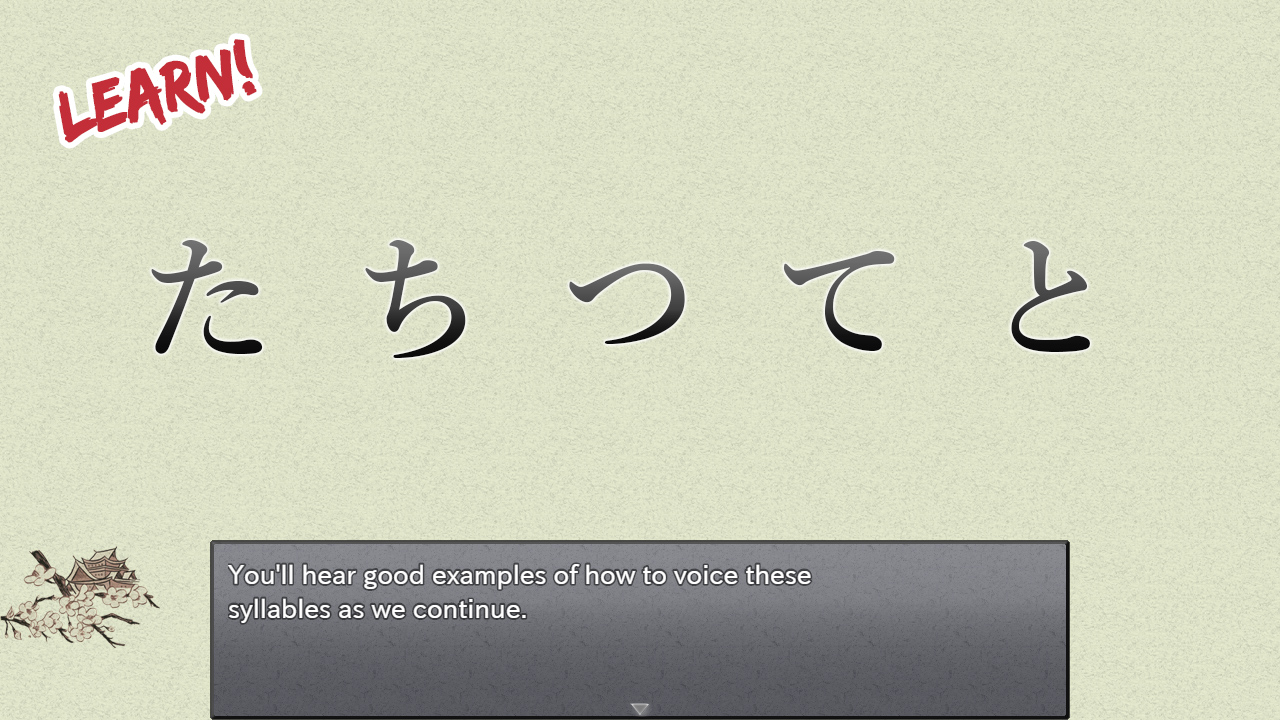 Learn Japanese To Survive! Hiragana Battle screenshot