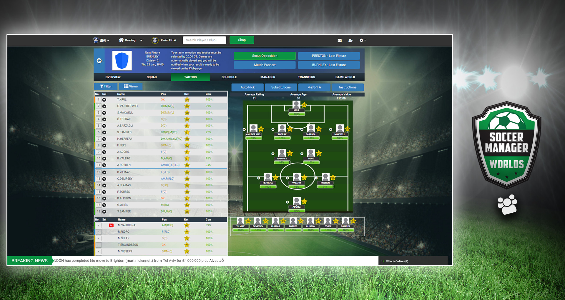 Soccer Manager screenshot