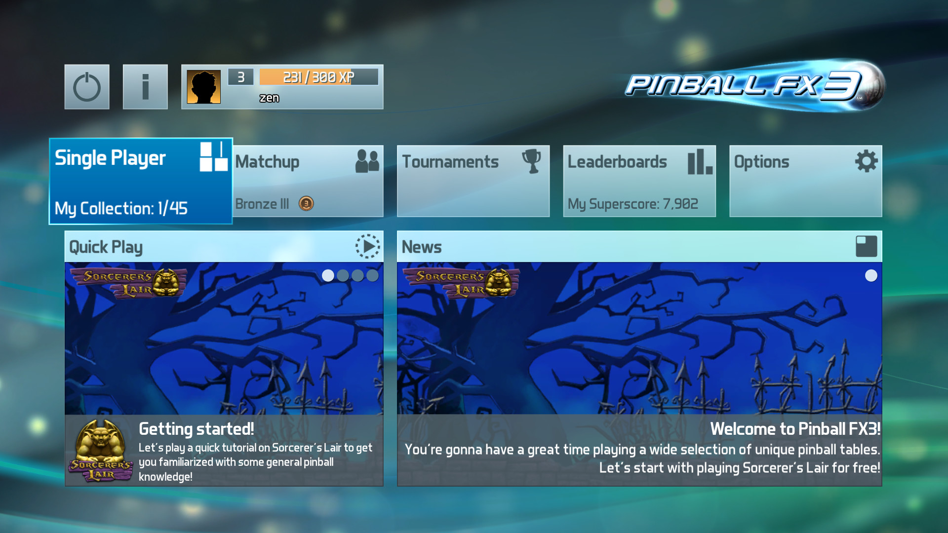 Pinball FX3 screenshot