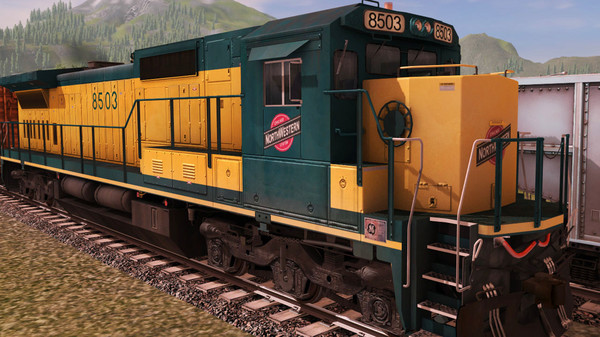 скриншот Trainz Driver DLC: C&NW; GE C40-8 2