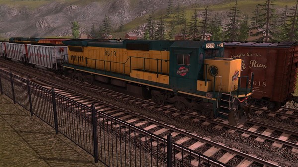 скриншот Trainz Driver DLC: C&NW; GE C40-8 0