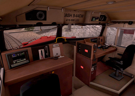 скриншот Trainz Driver DLC: BNSF GE Dash-9 44CW Warbonnet 5
