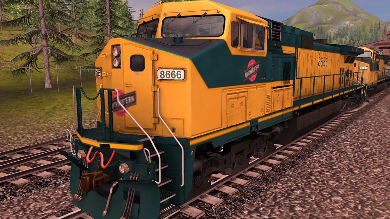 Trainz Driver DLC: C&NW GE Dash 9 44CW screenshot