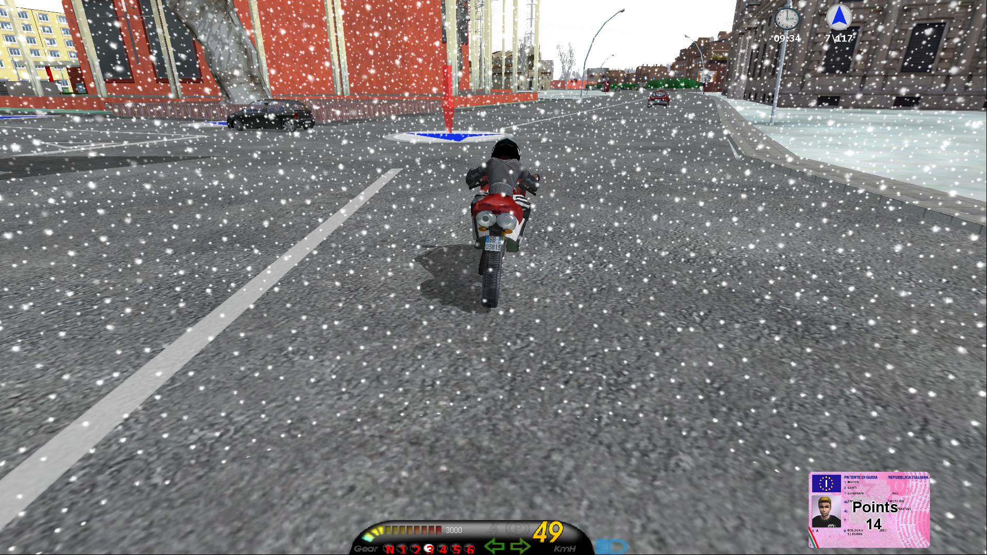 Safety Driving Simulator: Motorbike screenshot