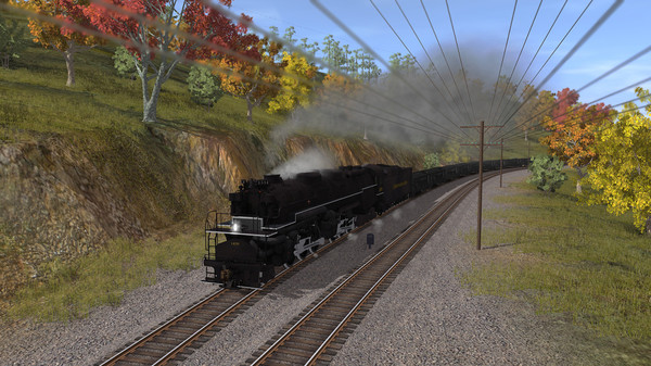 Trainz Driver DLC: C&O 2-6-6-6 H8 - New River Mining Coal Run
