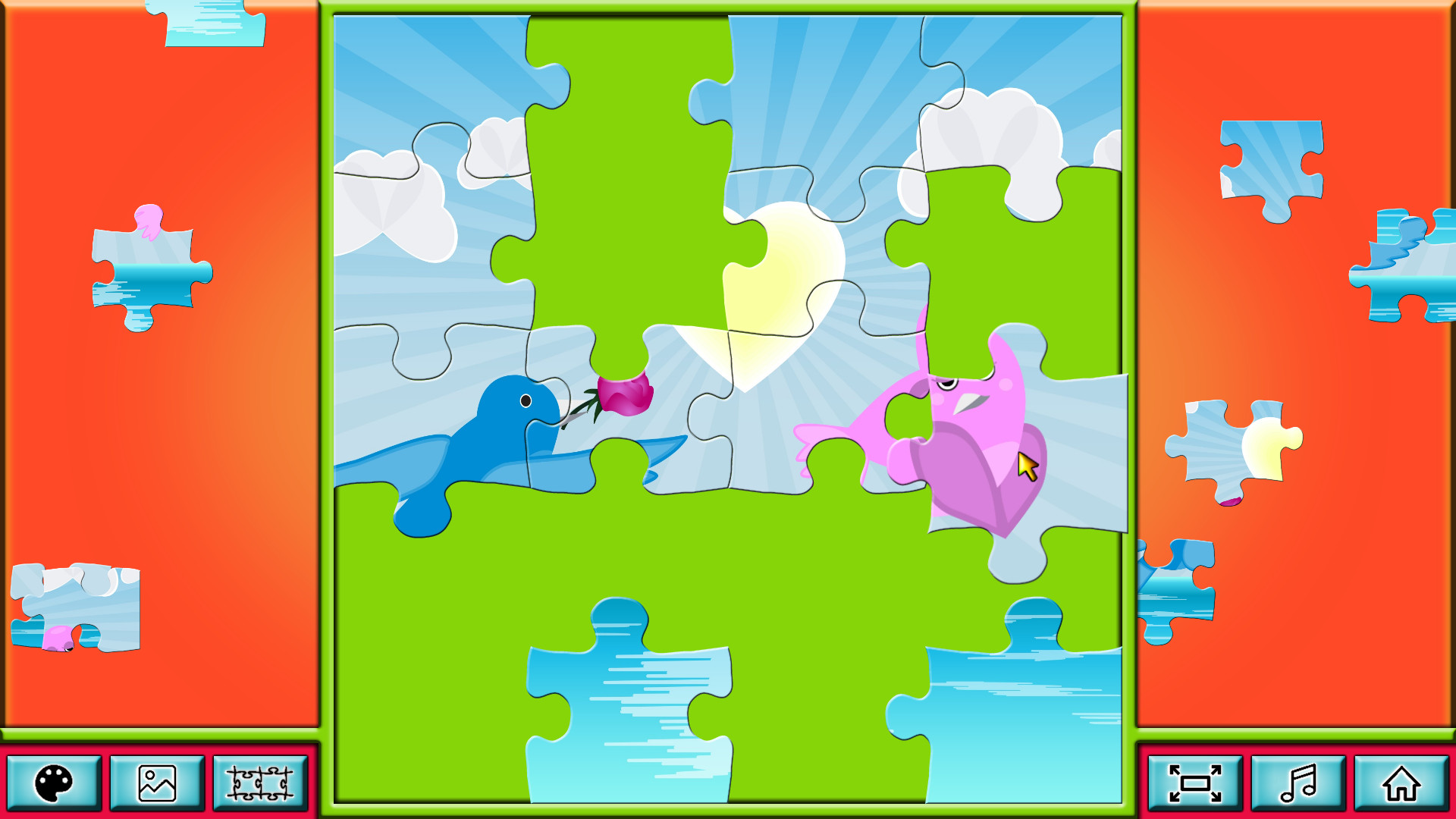 Pixel Puzzles Junior Jigsaw screenshot
