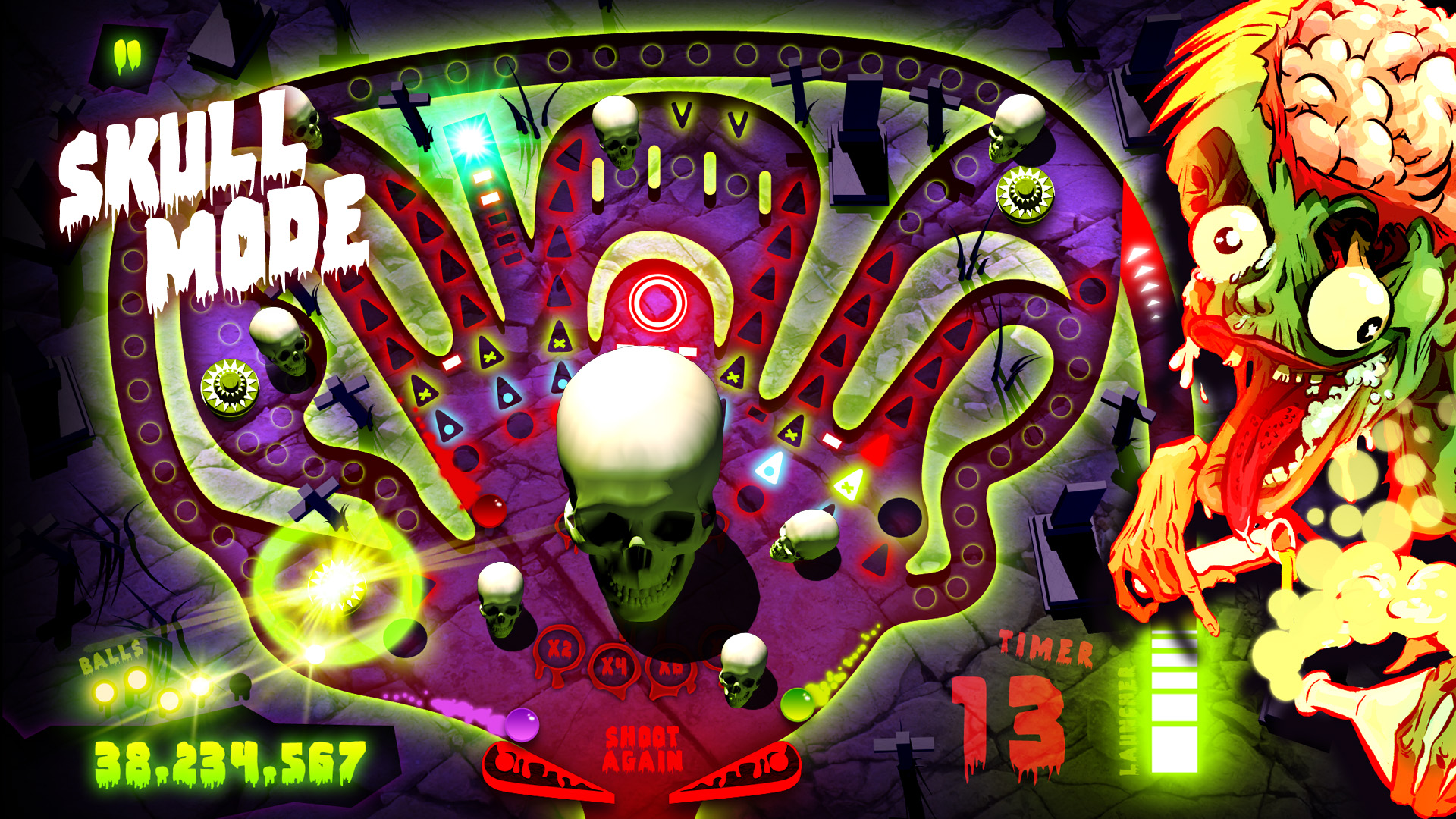 Zombie Pinball screenshot