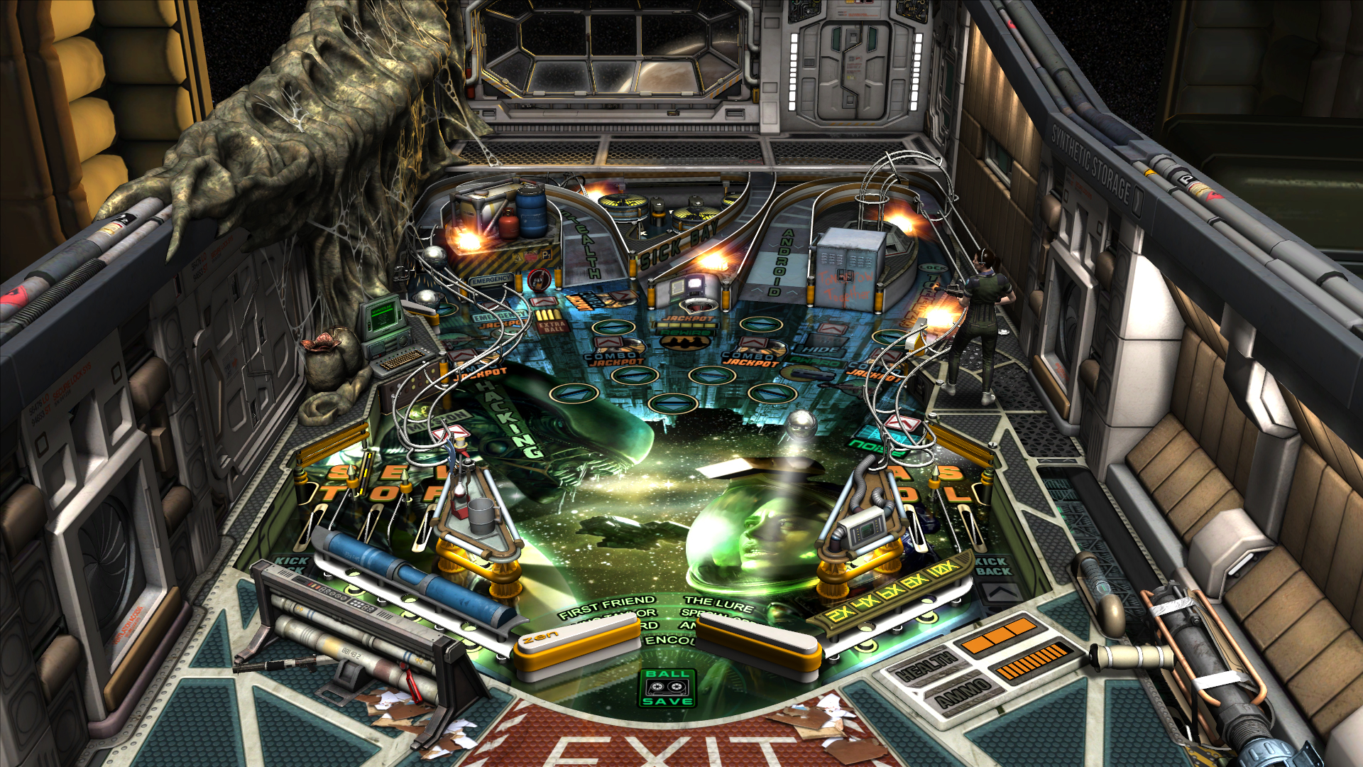 Pinball FX2 - Aliens vs. Pinball screenshot