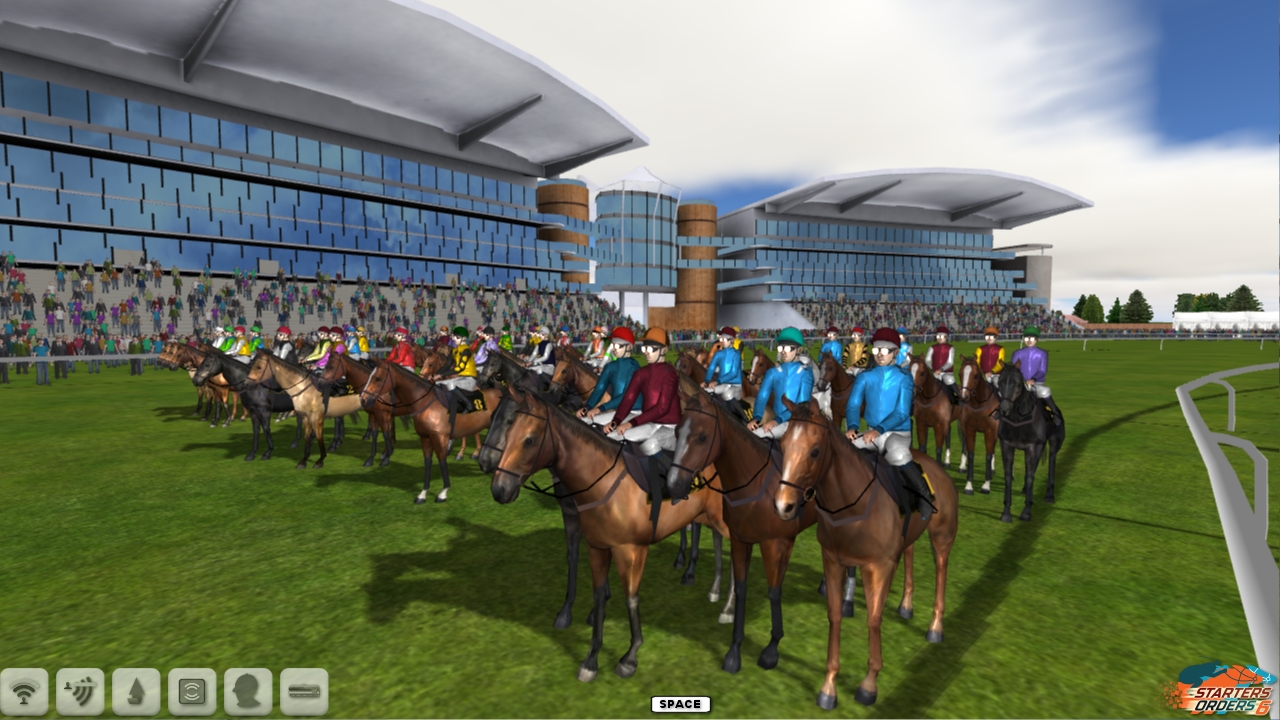 Starters Orders 6 Horse Racing Resimleri 
