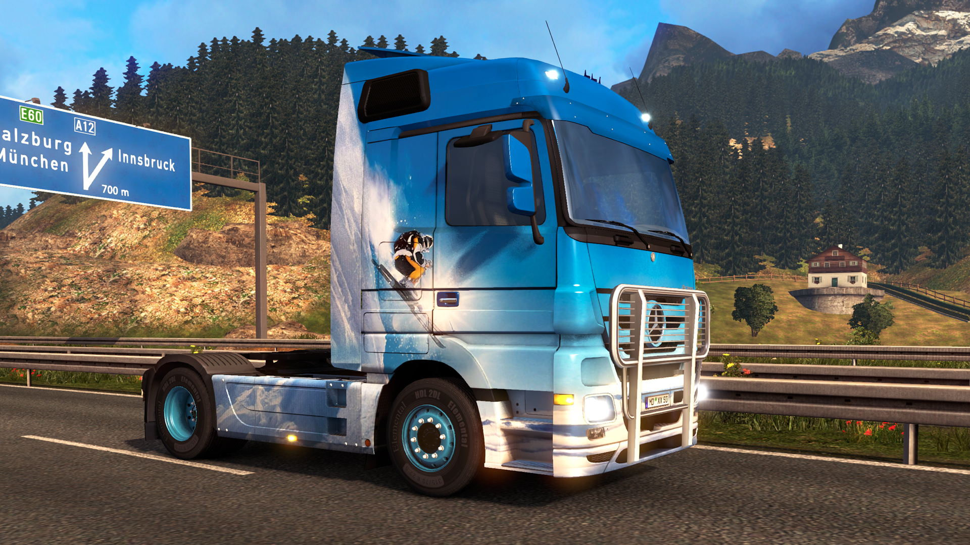 Euro Truck Simulator 2 - Austrian Paint Jobs Pack screenshot