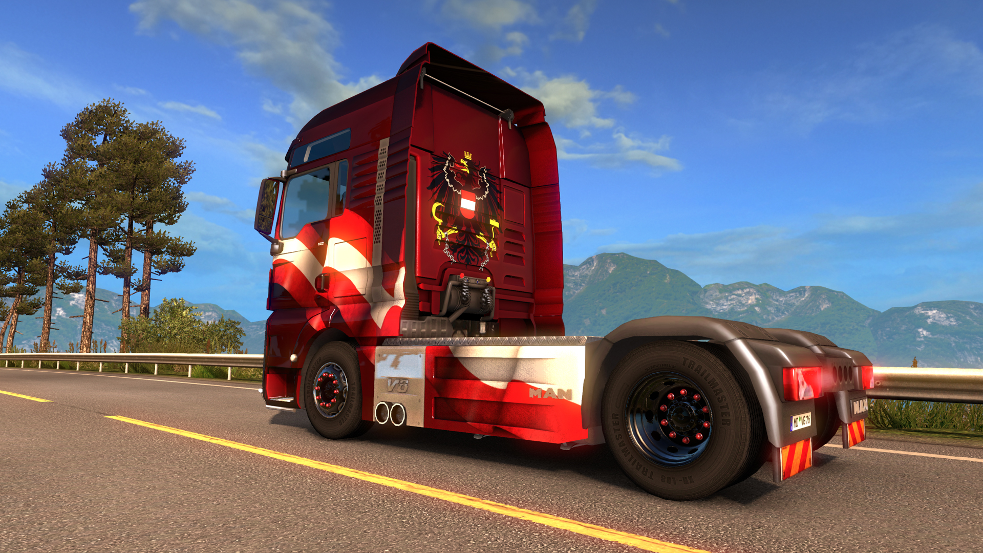 Euro Truck Simulator 2 - Austrian Paint Jobs Pack screenshot