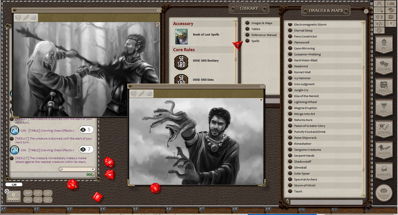 Fantasy Grounds - 5E: Book of Lost Spells (Fifth Edition) screenshot
