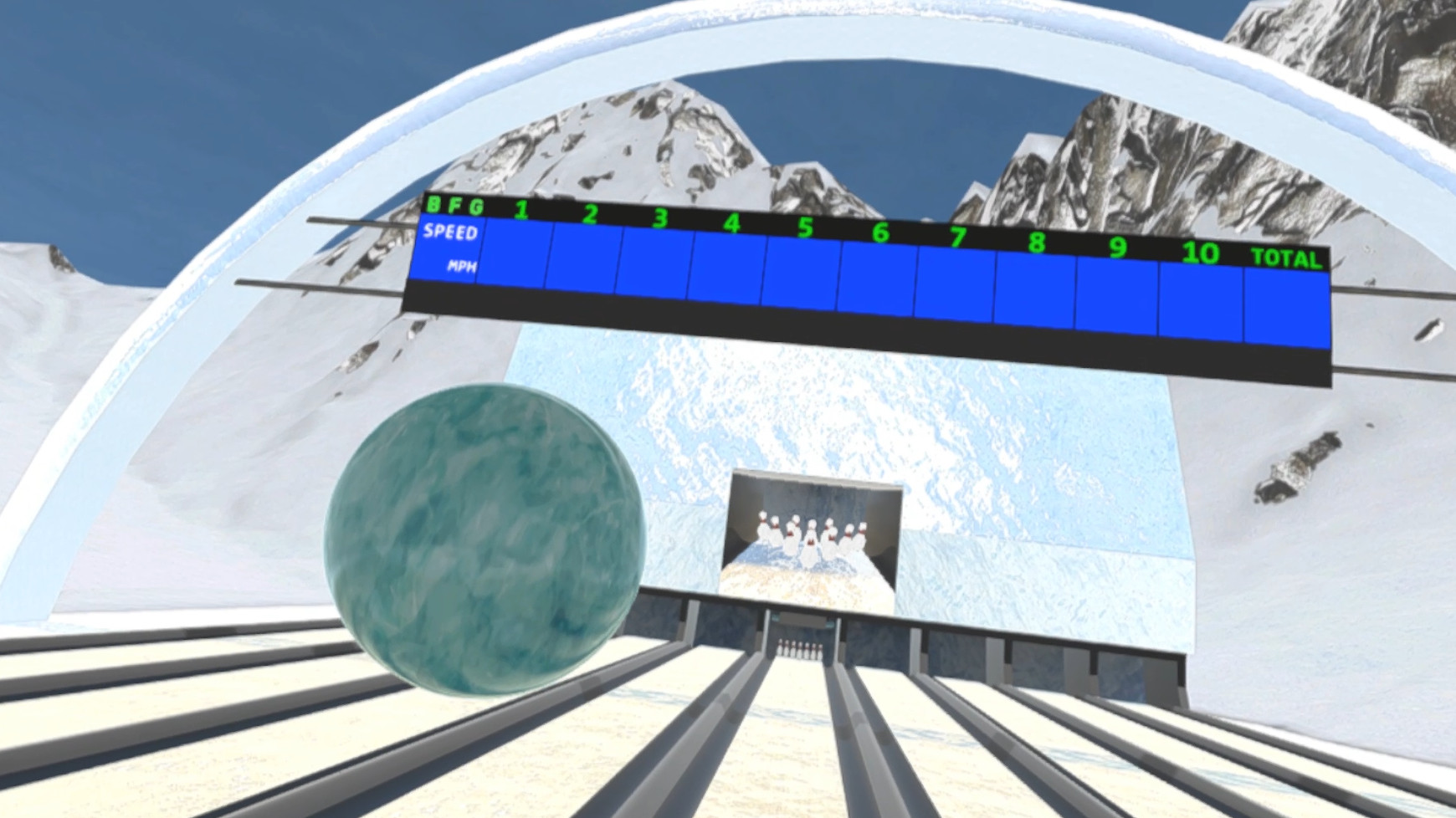 Bowling for VR screenshot