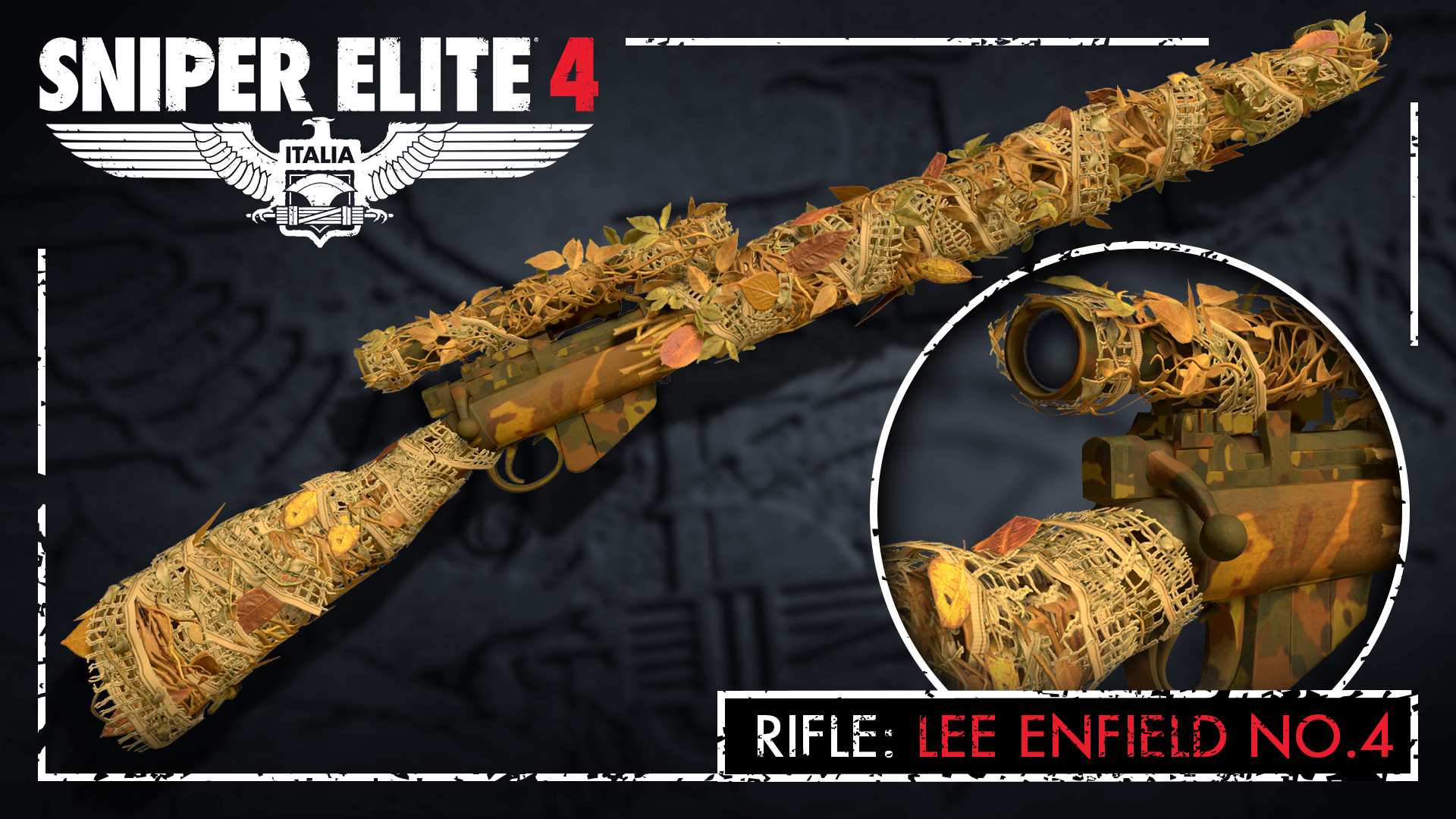 Sniper Elite 4 - Camouflage Rifles Skin Pack screenshot