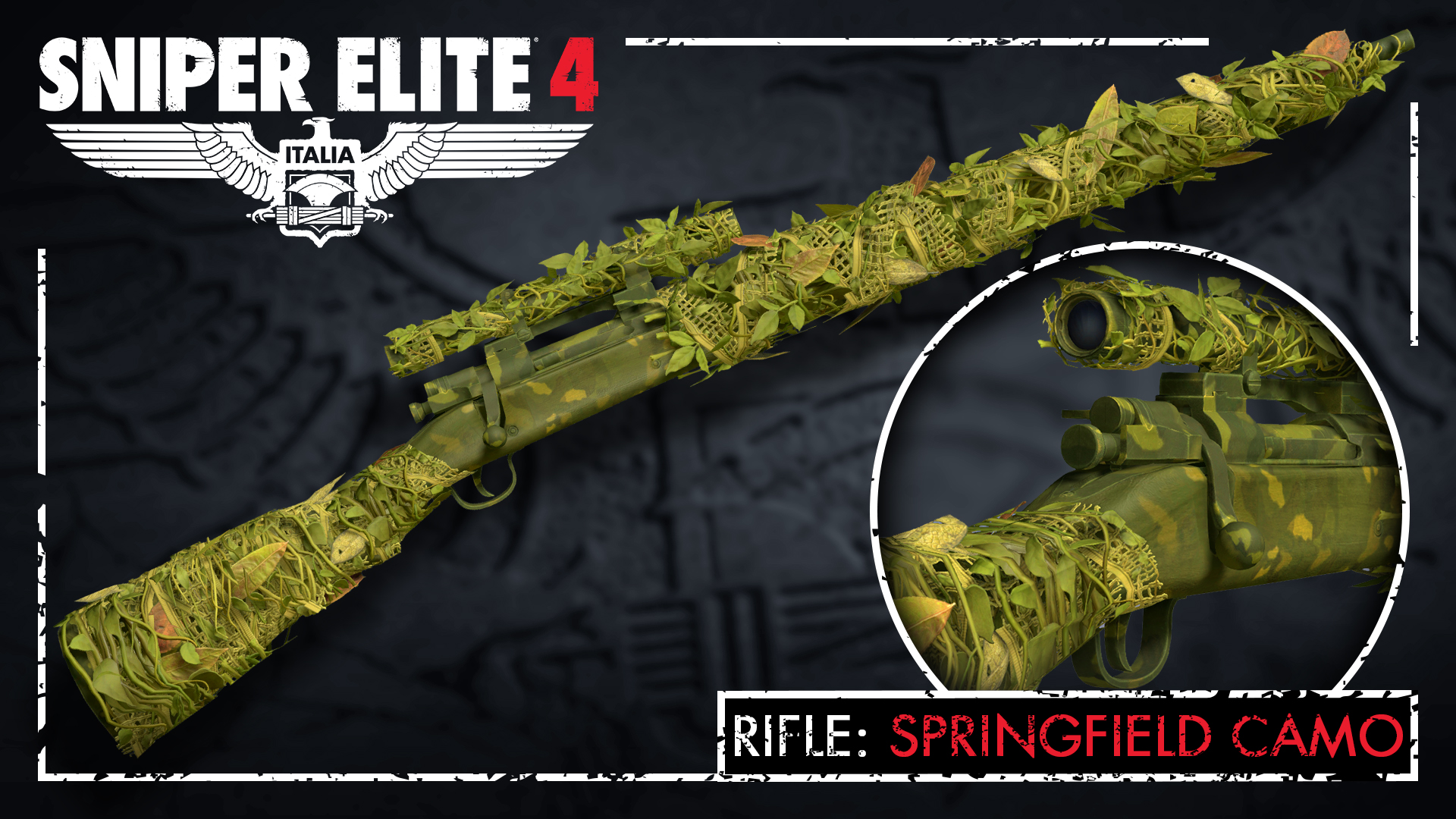 Sniper Elite 4 - Camouflage Rifles Skin Pack screenshot