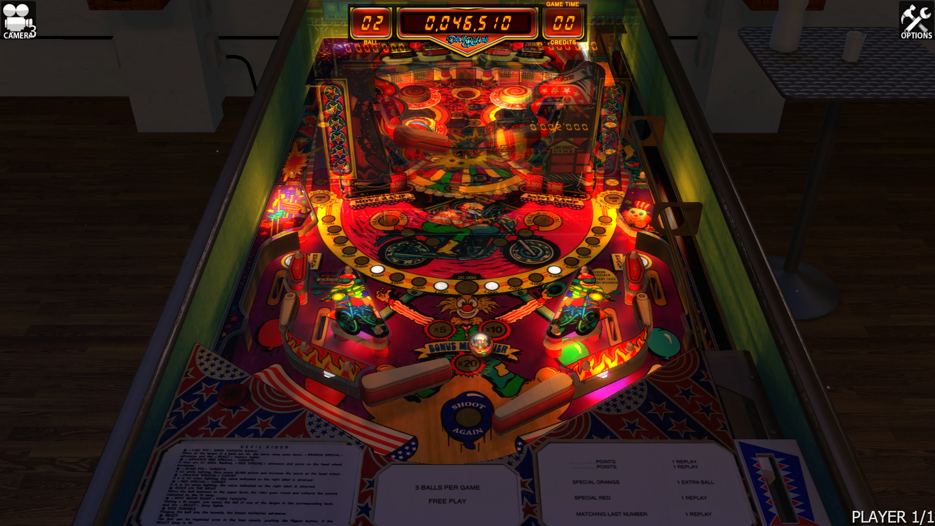 Zaccaria Pinball - Devil Riders Table screenshot