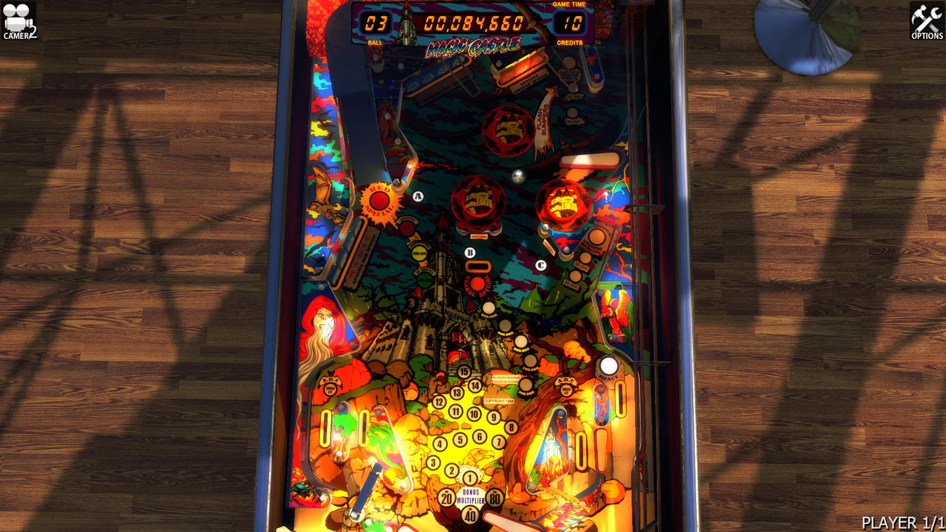 Zaccaria Pinball - Magic Castle Table screenshot