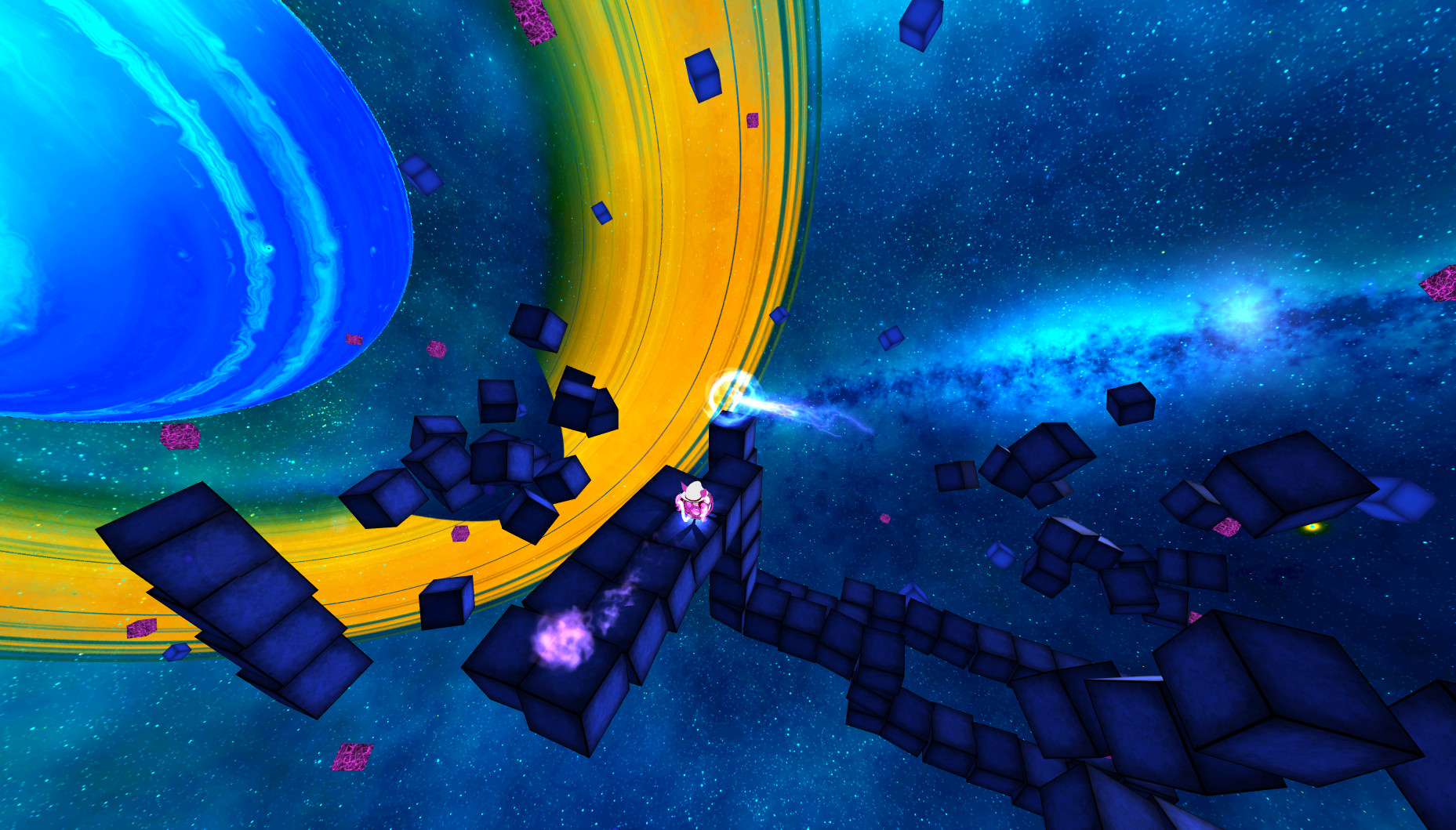 Deep Blue 3D Maze in Space screenshot