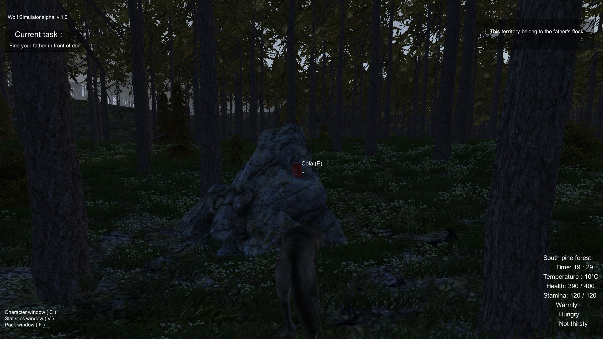 Wolf Simulator screenshot