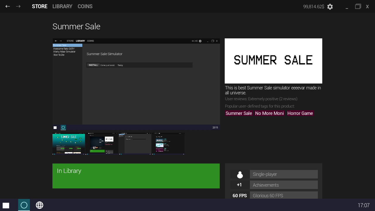 Summer Sale screenshot