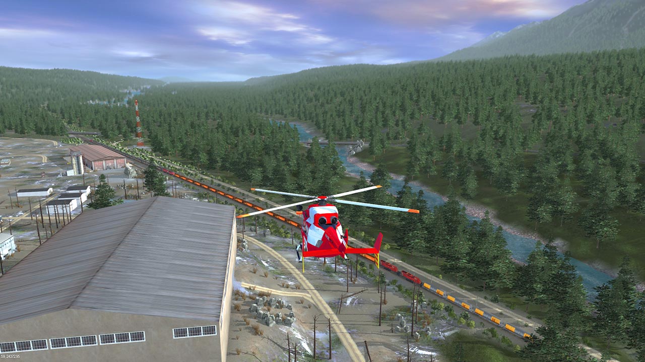 Trainz Driver Route: Canadian Rocky Mountains - Columbia River Basin screenshot