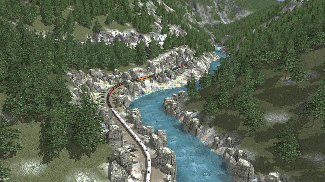 Trainz Driver Route: Canadian Rocky Mountains - Columbia River Basin screenshot