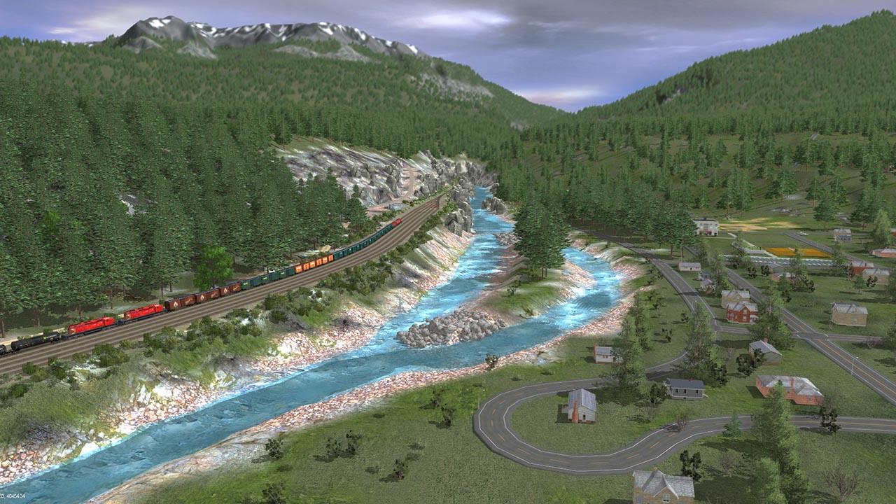 Trainz Driver Route: Canadian Rocky Mountains - Columbia River Basin screenshot