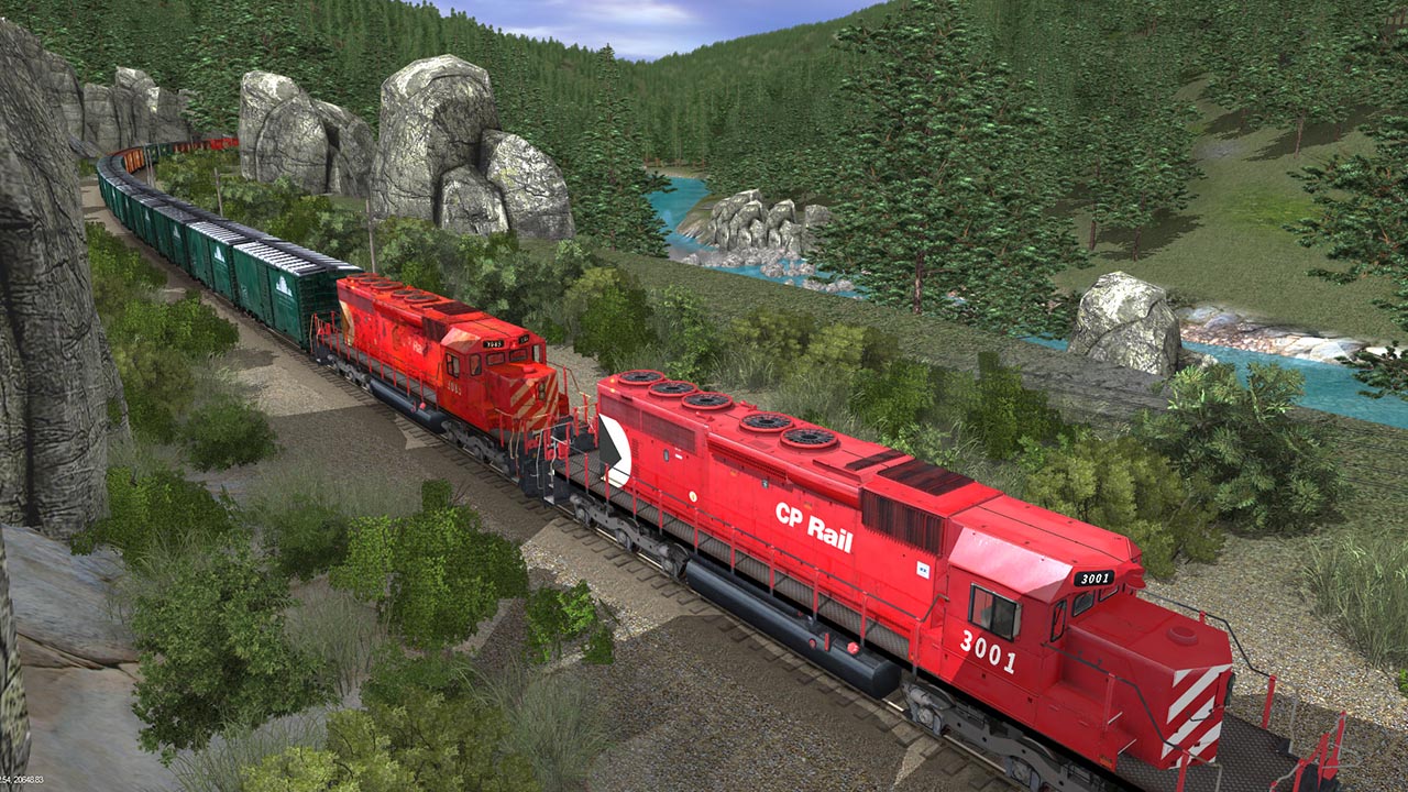 Trainz Driver Route: Canadian Rocky Mountains - Columbia River Basin screenshot