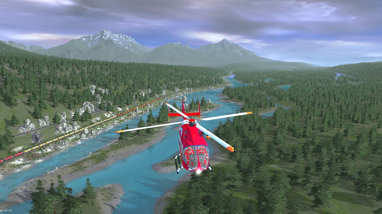 Trainz Driver Route: Canadian Rocky Mountains - Columbia River Basin screenshot