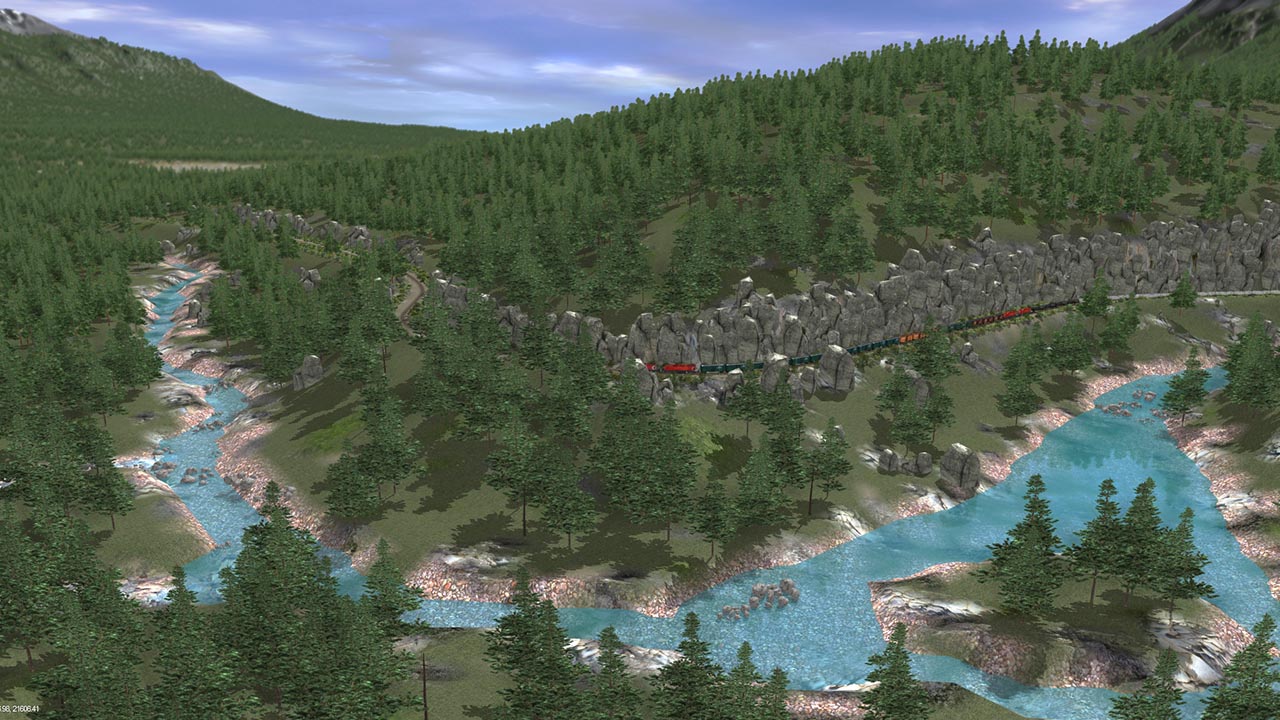 Trainz Driver Route: Canadian Rocky Mountains - Columbia River Basin screenshot