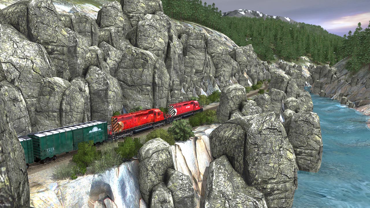Trainz Driver Route: Canadian Rocky Mountains - Columbia River Basin screenshot