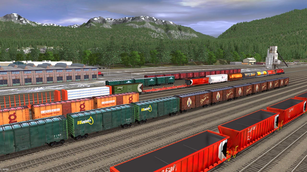 Trainz Driver Route: Canadian Rocky Mountains - Columbia River Basin screenshot