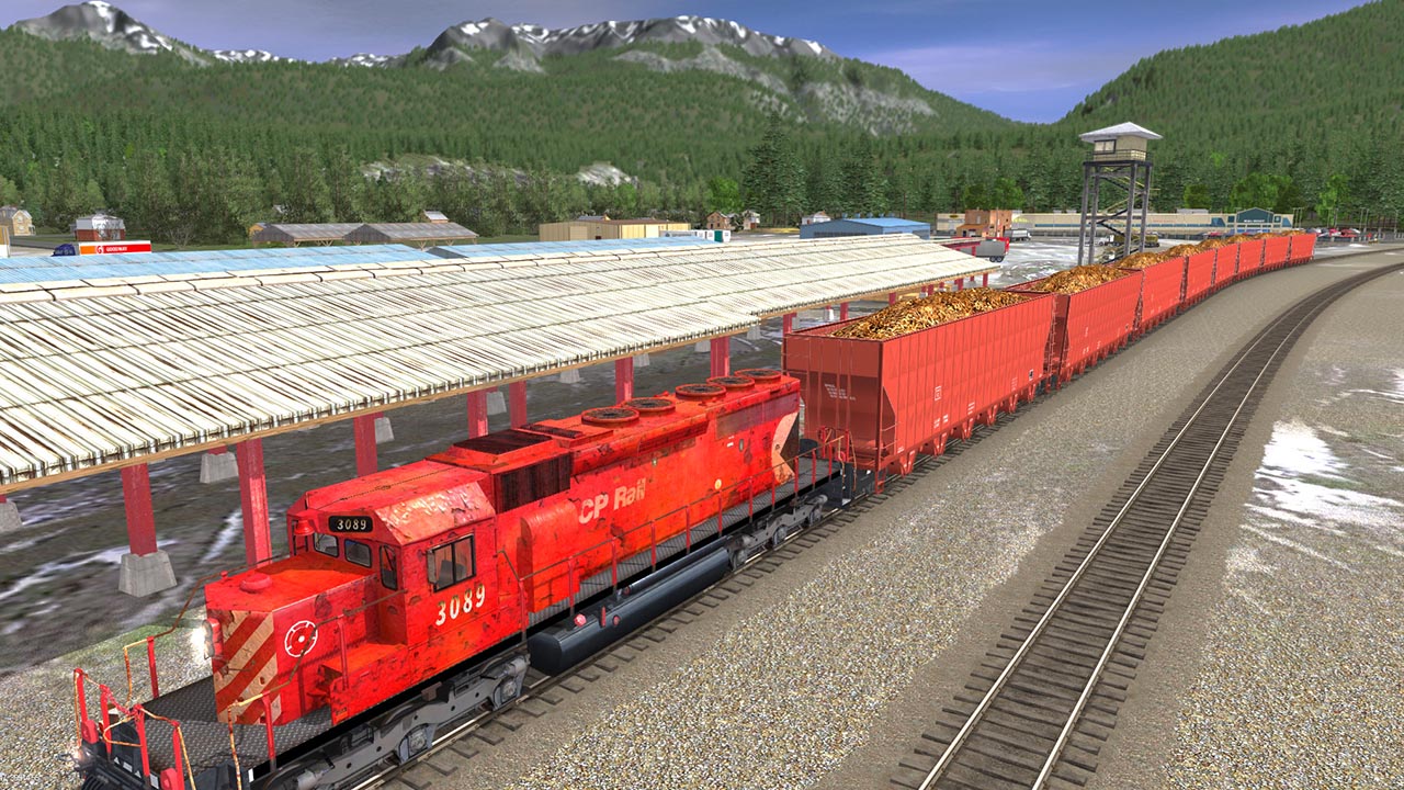 Trainz Driver Route: Canadian Rocky Mountains - Columbia River Basin screenshot