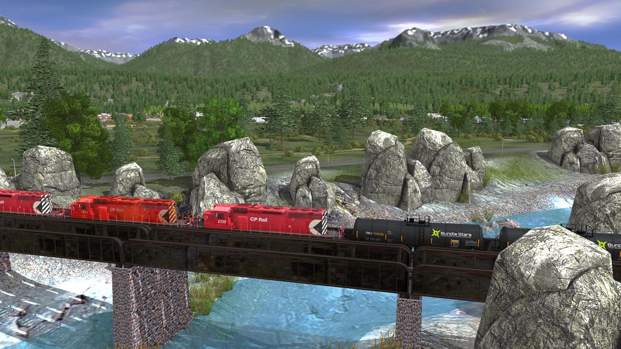 Trainz Driver Route: Canadian Rocky Mountains - Columbia River Basin screenshot