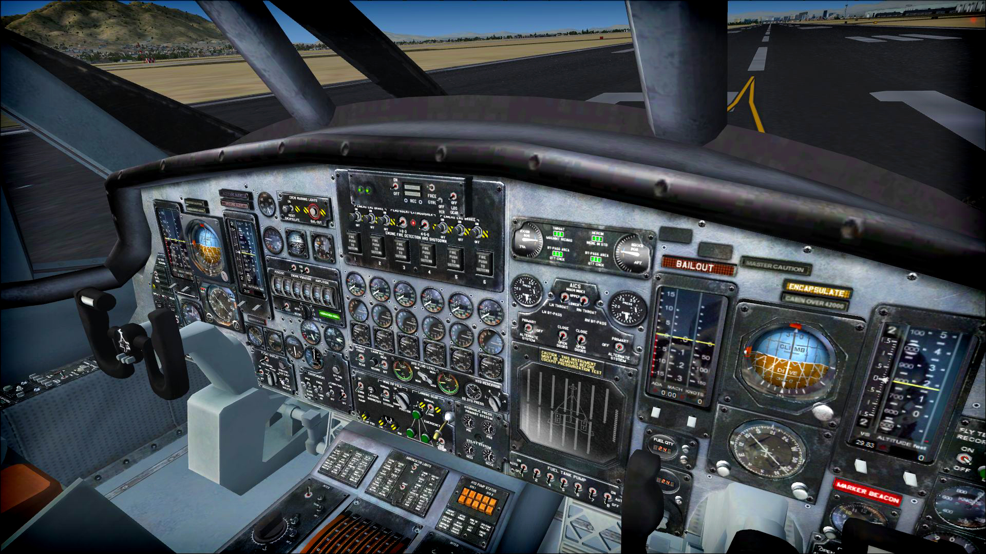 FSX Steam Edition: North American XB-70 Valkyrie Add-On screenshot