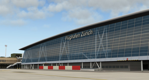 скриншот X-Plane 10 AddOn - Aerosoft - Airport Zurich V2 1