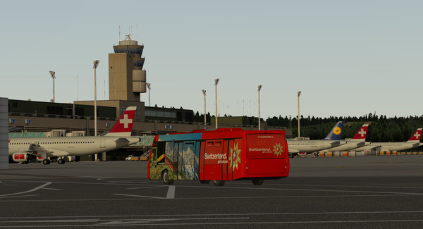 скриншот X-Plane 10 AddOn - Aerosoft - Airport Zurich V2 5